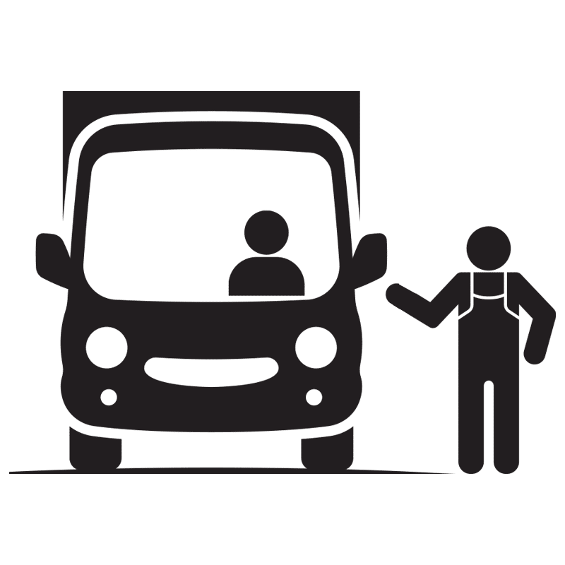 truck driver icon